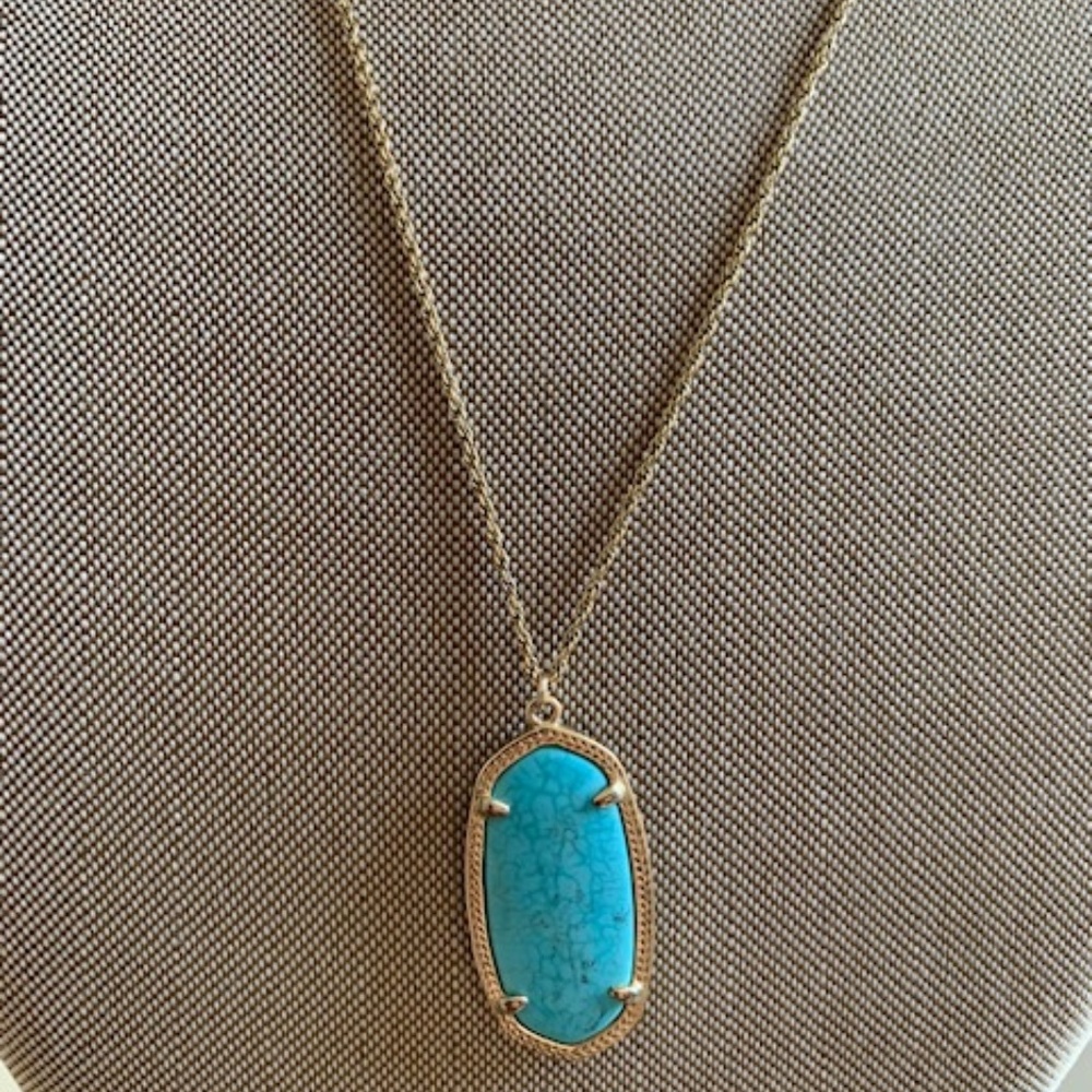 Kendra Scott Turquoise Pendant Necklace